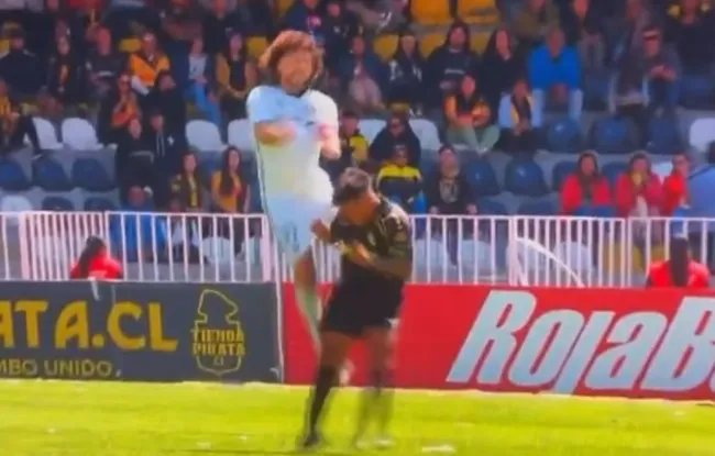Falcón y la polémica jugada ante Coquimbo Unido | FOTO: Captura