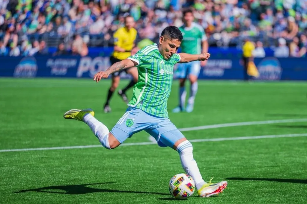 Raúl Ruidíaz entró en la historia del Seattle Sounders.