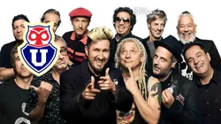 Miembro de Los Auténticos Decadentes se luce con camiseta de la U