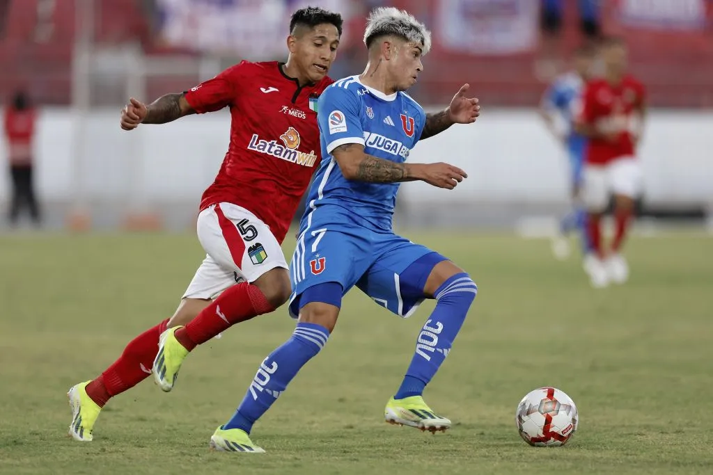 Romai Ugarte piensa que Maximiliano Guerrero no durará mucho tiempo más en Universidad de Chile, aquello debido a su buen presente y posibles ofertas para partir (Foto: Photosport)