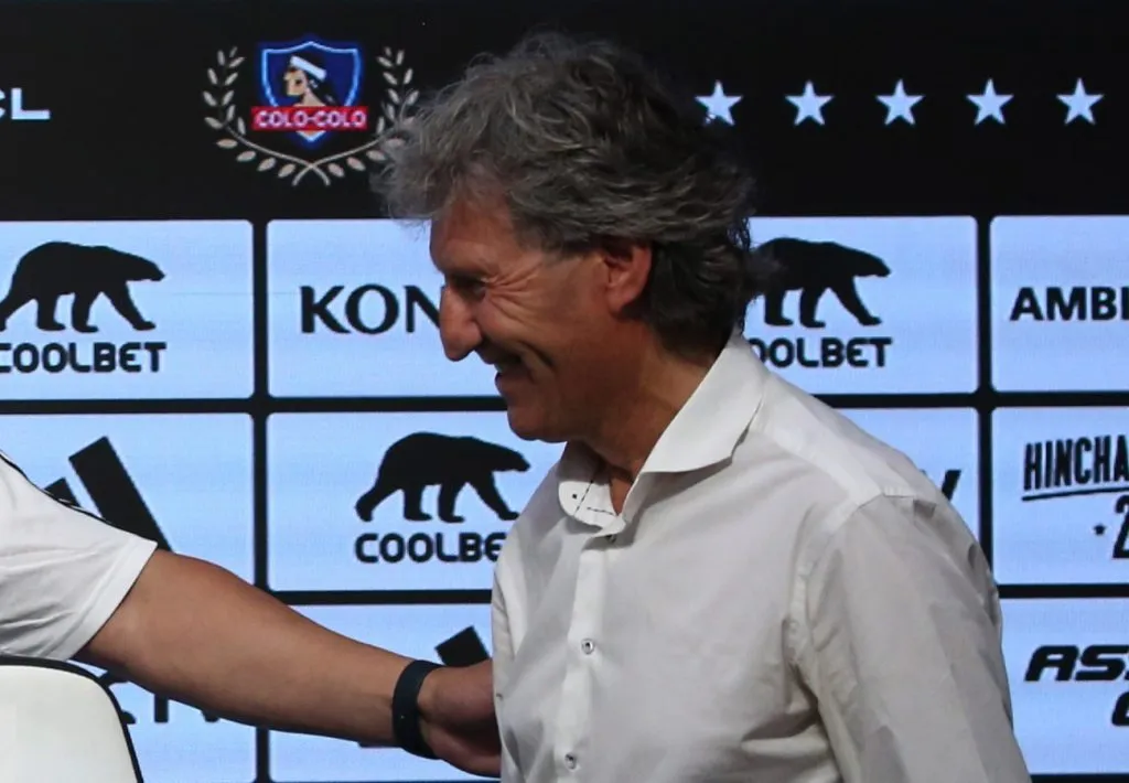 Daniel Morón se mostró contento tras la clasificación de Colo Colo a fase de grupos de Copa Libertadores. (Foto: Photosport)