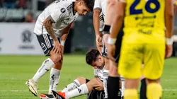 En Colo Colo están preocupados por la gravedad de la lesión de César Fuentes. (Foto: Guillermo Salazar)