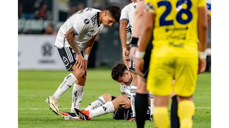 En Colo Colo están preocupados por la gravedad de la lesión de César Fuentes. (Foto: Guillermo Salazar)