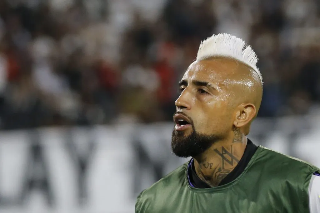 Arturo Vidal jugó 87 minutos en el triunfo de Colo Colo por 2-1 ante Sportivo Trinidense. (Foto: Photosport)