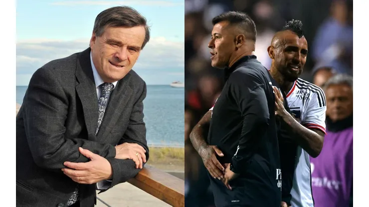 Vladimiro Mimica critica a Jorge Almirón por no sacar antes a Arturo Vidal (Foto: Photosport)