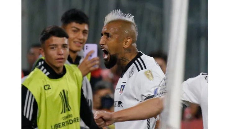Arturo Vidal le respondió a la prensa tras la clasificación de Colo Colo a fase de grupos de Copa Libertadores. (Foto: Photosport)