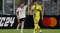 Leonardo Gil abrió el marcador en el Colo Colo vs Sportivo Trinidense. (Foto: Dragomir Yankovic/Photosport)