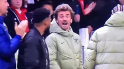 Antoine Griezmann reaccionó tras penal fallado por Alexis Sánchez. (Foto: Captura)