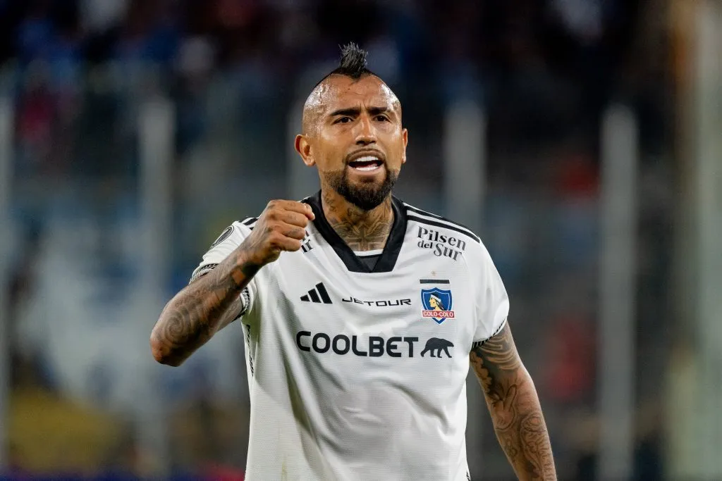 Arturo Vidal será titular esta noche en la revancha entre Colo Colo y Sportivo Trinidense. (Foto: Guillermo Salazar)