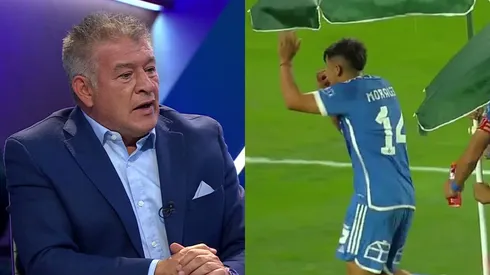 Claudio Borghi se refiere al gesto de Marcelo Morales en el Superclásico. (Foto: Capturas TNT Sports)