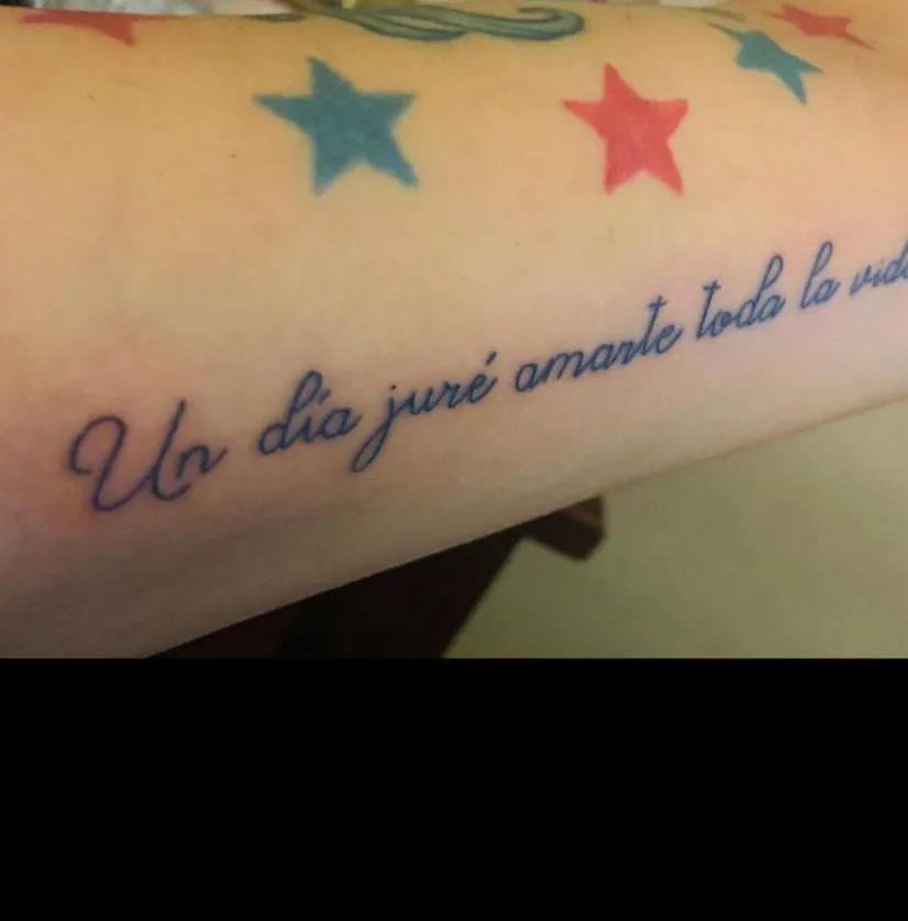 Algunos de los tatuajes de Susy (Instagram)