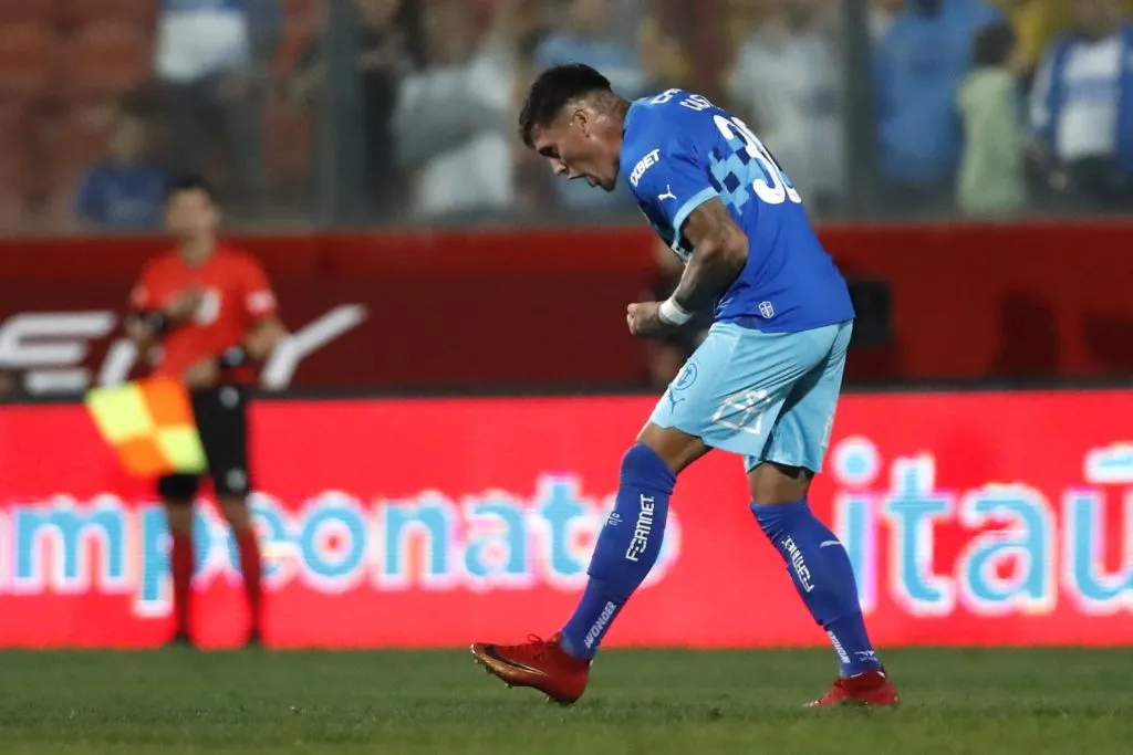 Nicolás Castillo grita su gol a todo pulmón