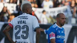 El frío saludo de Marcelo Díaz con Arturo Vidal