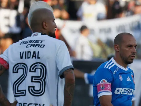 El frío saludo de Marcelo Díaz con Arturo Vidal
