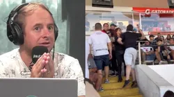 Repudio total generó un acto de violencia en el Estadio Monumental.