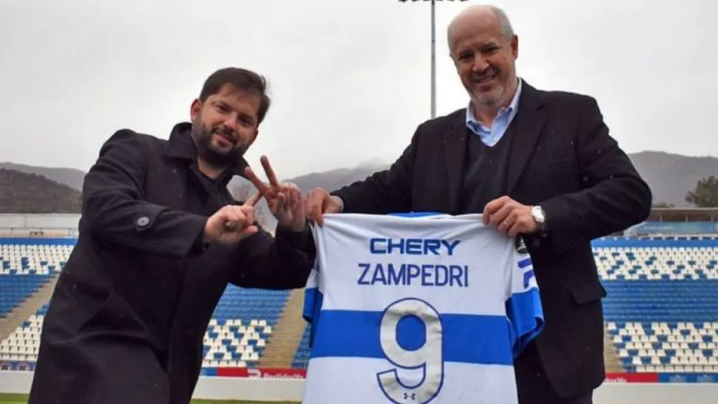 El presidente Gabriel Boric alabó a Tiago Nunes.