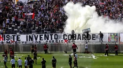 El arengazo de la Garra Blanca terminó con ocho detenidos y varios incidentes en la capital