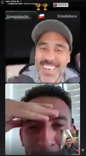 La historia de Alexis Sánchez junto a Mauricio Isla y Claudio Bravo