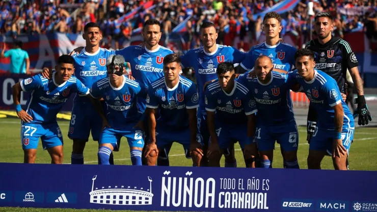 La formación de la U para enfrentar a Colo Colo