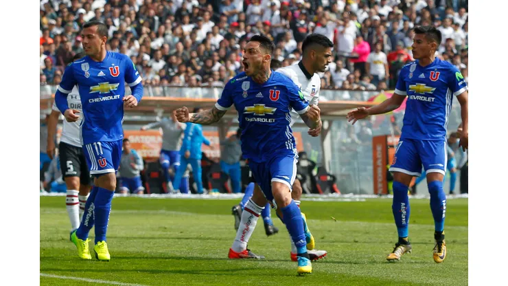 Mauricio Pinilla piensa que la U tiene con qué complicar a Colo Colo. (Foto: Photosport)