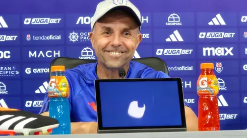 Gustavo Álvarez no habló de Arturo Vidal en la previa del Superclásico.