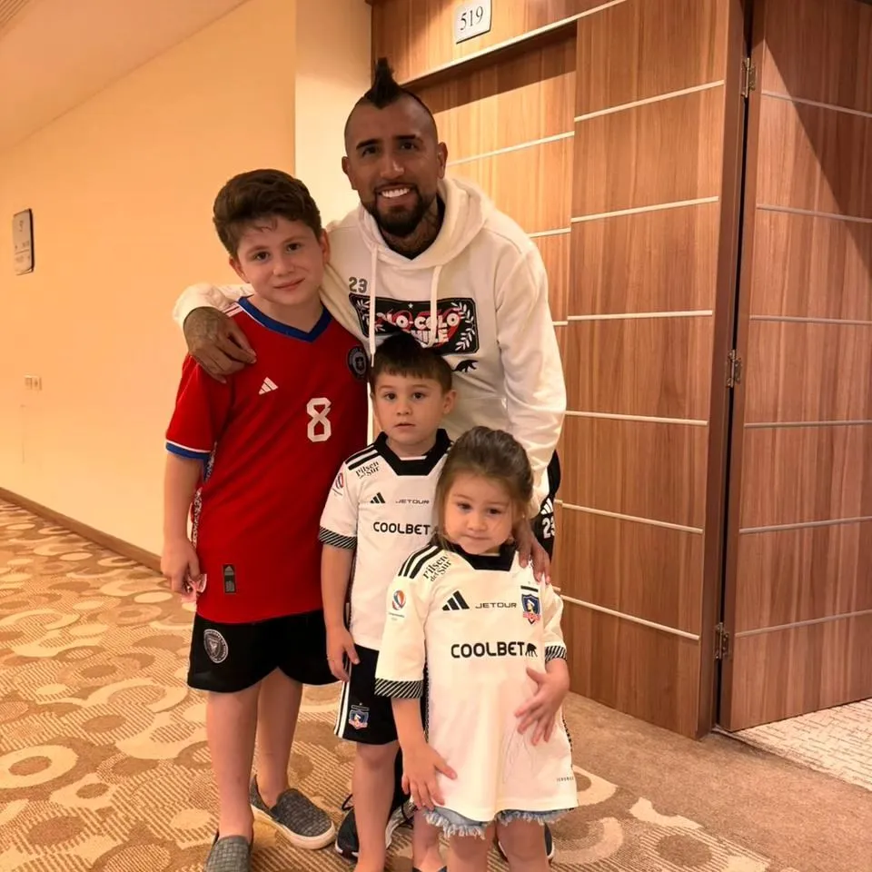 Bogado agradeció el gesto de Arturo Vidal con sus hijos