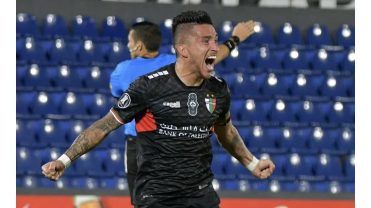 Palestino hace la primera parte de la tarea ante Nacional de Paraguay. (Foto: PalestinoSADP)