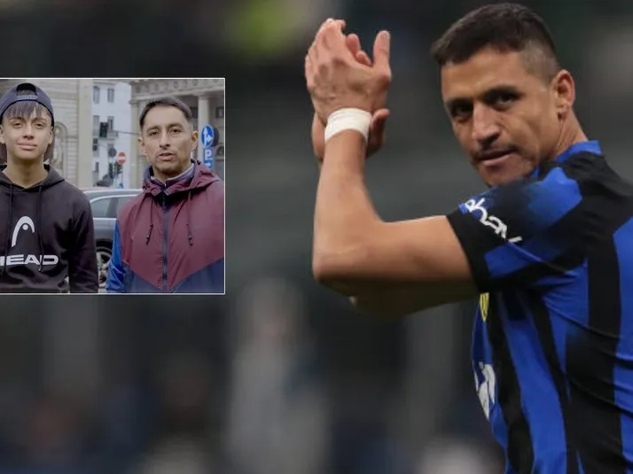 Cineastas tocopillanos presencian gol de Alexis en el Meazza