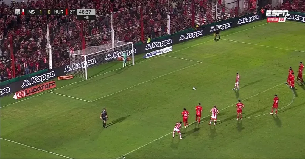 Así se paró Galíndez para atajar. | Foto: ESPN