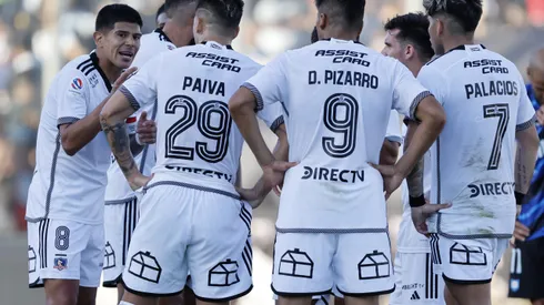 Esteban Pavez sacó a relucir su jineta tras el triunfo de Colo Colo sobre Huachipato. (Foto: Andrés Pina/Photosport)