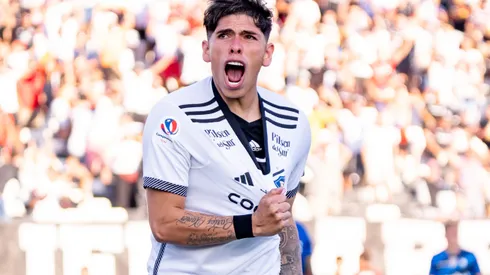 Carlos Palacios convirtió uno de los goles en el triunfo de Colo Colo sobre Huachipato. (Foto: Guillermo Salazar)