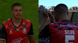 En su regreso al fútbol profesional, Silva fue aplaudido por todo un estadio.