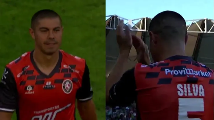 En su regreso al fútbol profesional, Silva fue aplaudido por todo un estadio.