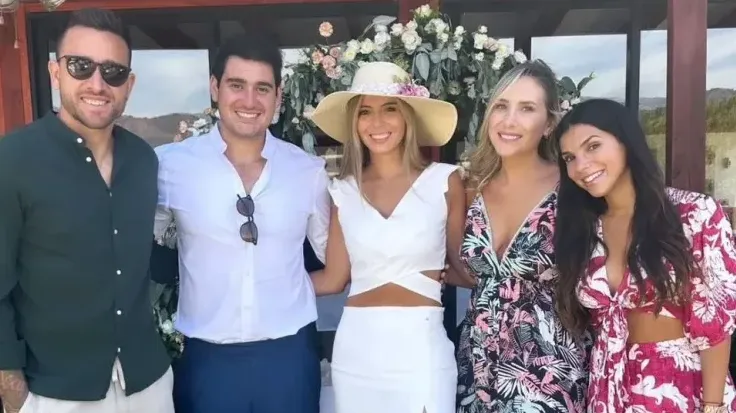 Zaldivia dijo presente en el matrimonio de Vero Bianchi (Foto: Instagram)