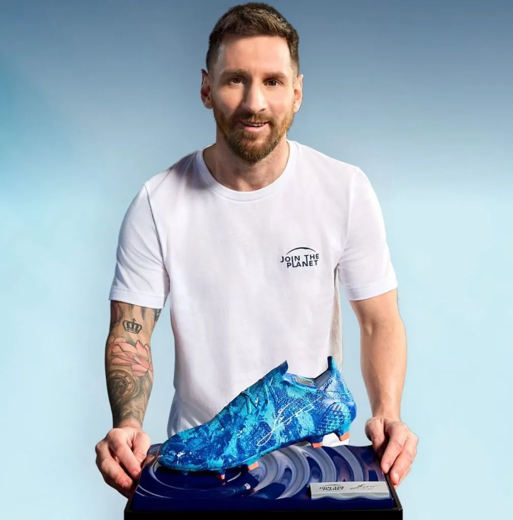 Este es el nuevo zapato que diseñó Lionel Messi