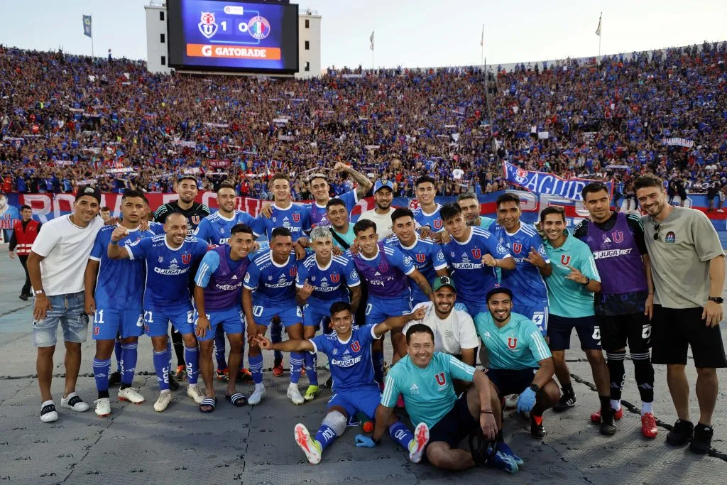 Universidad de Chile inició su camino en el Campeonato Nacional 2024 con un triunfo por 1-0 ante Audax Italiano. (Foto: Photosport)