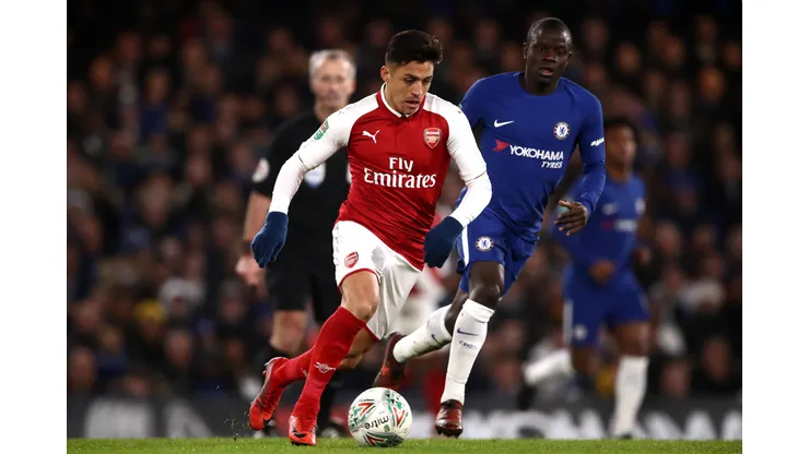 El chileno fue destacado por su rendimiento cuando jugaba en el Arsenal