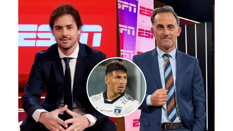 La dupla argentina se deshizo en elogios para el joven defensa de Colo Colo.