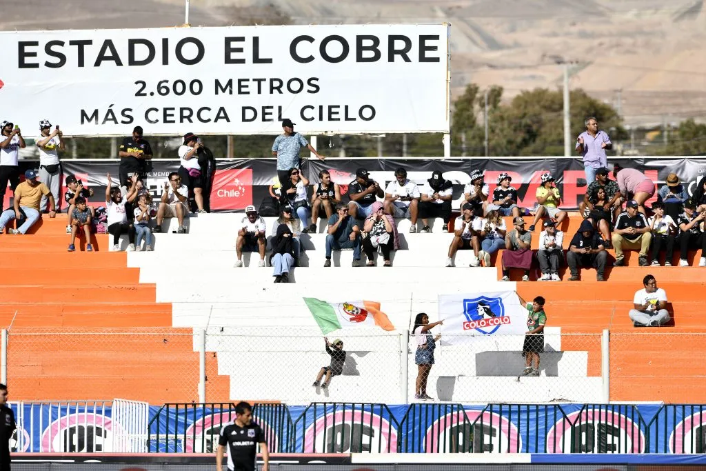 Colo Colo va por una nueva visita al Estadio El Cobre de El Salvador. (Foto: Alejandro Pizarro/Photosport)