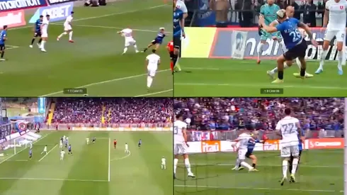 Piero Maza no sancionó mano penal de Marcelo Díaz, porque el mediocampista jugó el balón, rebotó y luego le dio en la mano. (Foto: Campeonato Chileno)