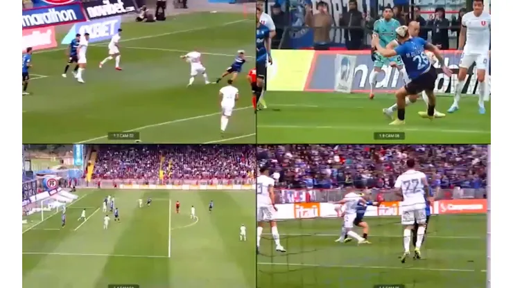 Piero Maza no sancionó mano penal de Marcelo Díaz, porque el mediocampista jugó el balón, rebotó y luego le dio en la mano. (Foto: Campeonato Chileno)