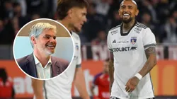 Juan Cristóbal Guarello se tomó con humor el momento de Colo Colo. (Foto: Photosport)