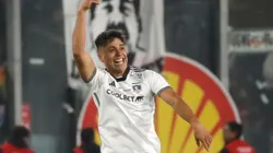 Damián Pizarro anotó un doblete en el Colo Colo vs Unión La Calera. (Foto: Photosport)