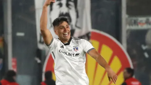 Damián Pizarro anotó un doblete en el Colo Colo vs Unión La Calera. (Foto: Photosport)