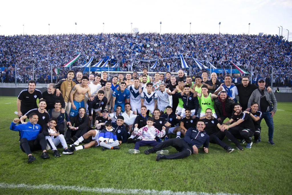 Así celebró Vélez Sarsfield su paso a la gran final de la Copa de la Liga Profesional en Argentina. (Foto: @Velez)