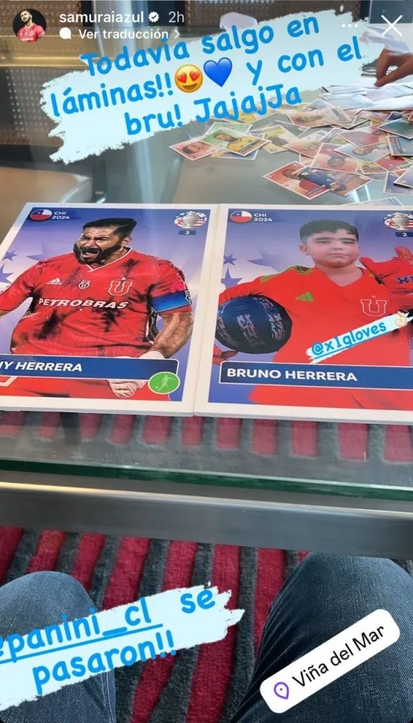 Johnny Herrera celebró el notable gesto que recibió él y Bruno, su hijo.