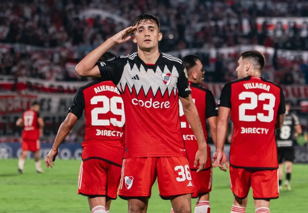 Pablo Solari viene de anotar en Copa Libertadores. (Foto: @RiverPlate)