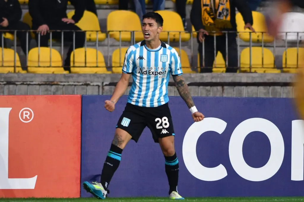 Santiago Solari anotó un gol en el triunfo de Racing por 2-1 sobre Coquimbo Unido por Copa Sudamericana. (Foto: Alejandro Pizarro Ubilla/Photosport)