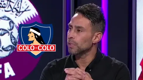 Valdivia barre con jugador albo.