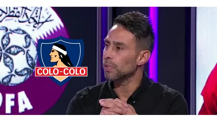 Valdivia barre con jugador albo.